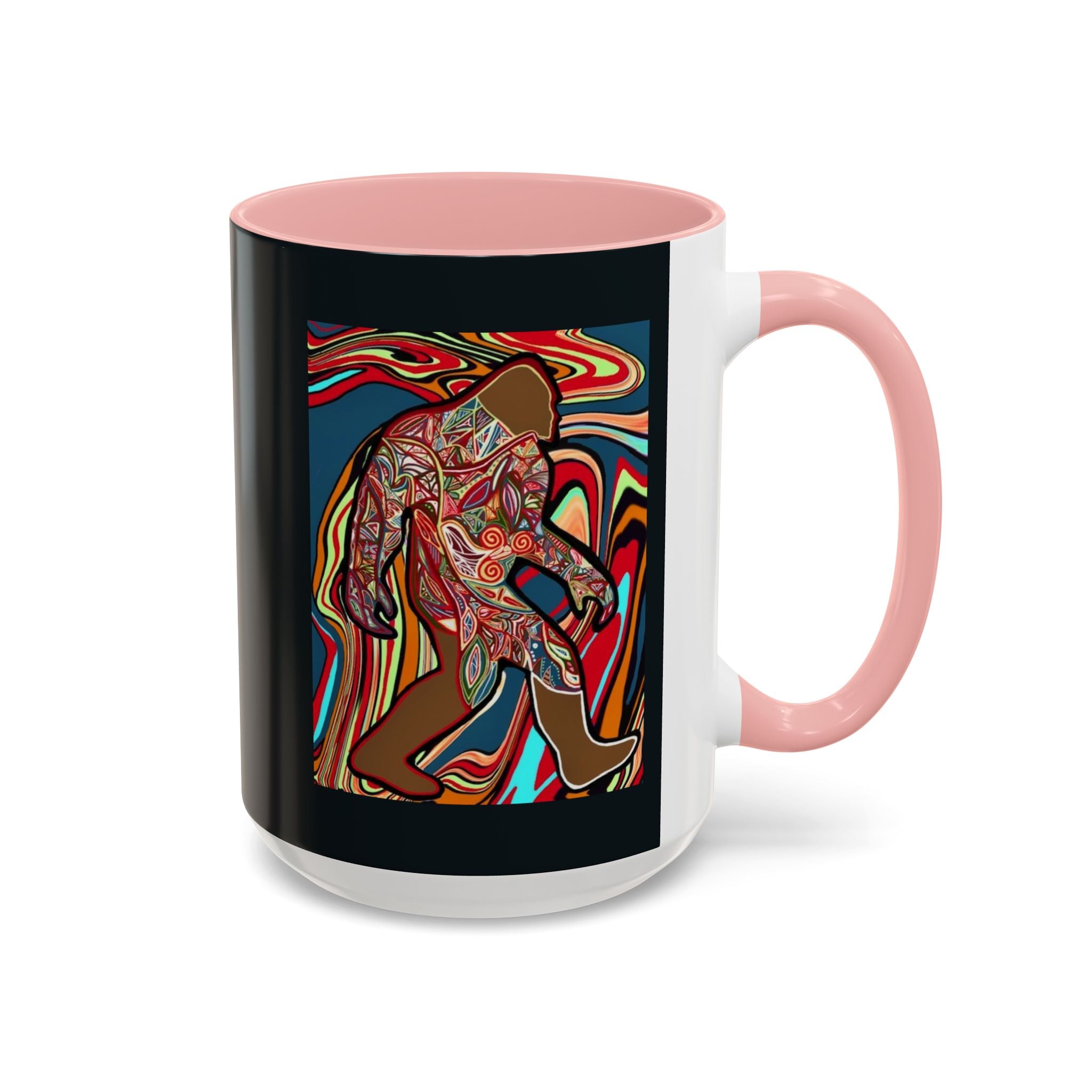 Colorful Bigfoot Accent Coffee Mug