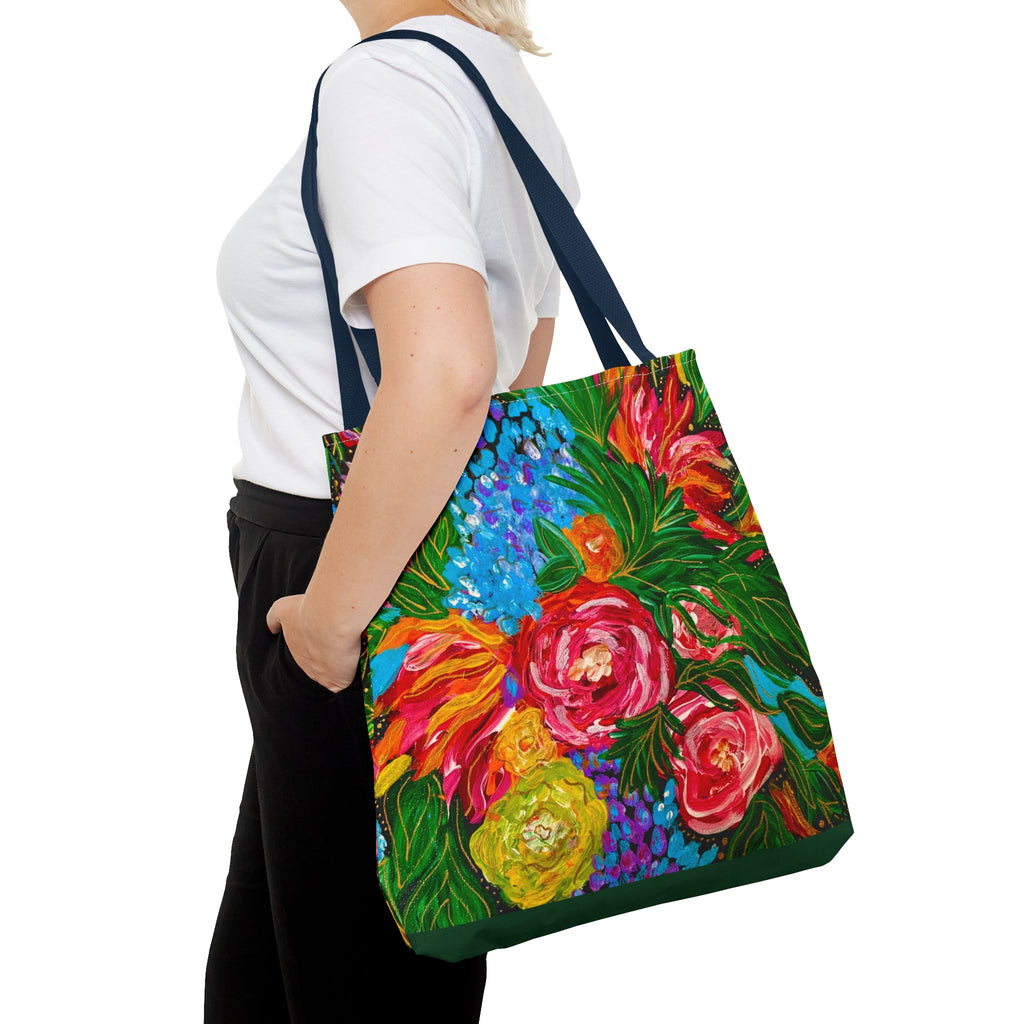 Vibrant Floral Tote Bag