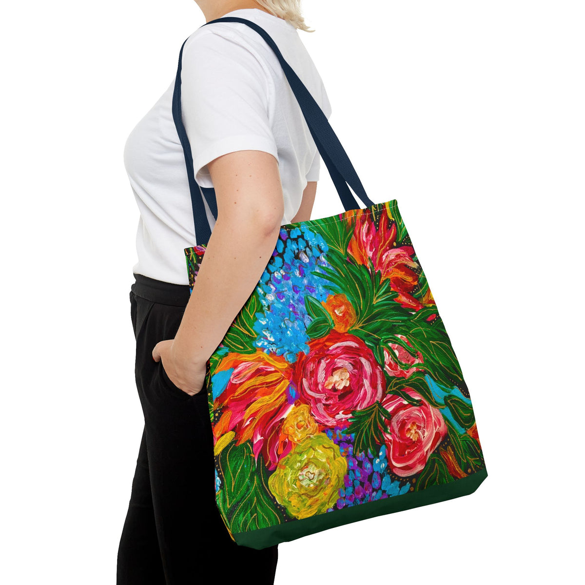 Vibrant Floral Tote Bag