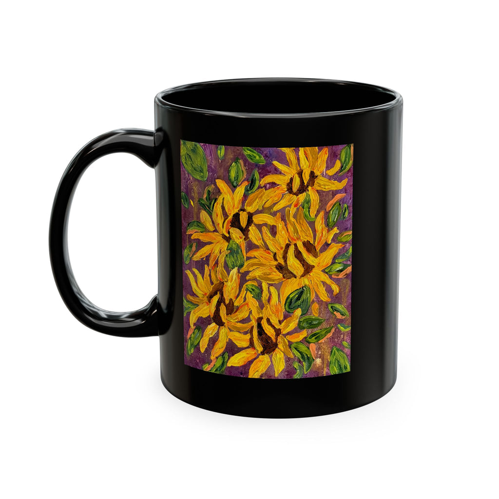 Sunflower Art Ceramic Mug