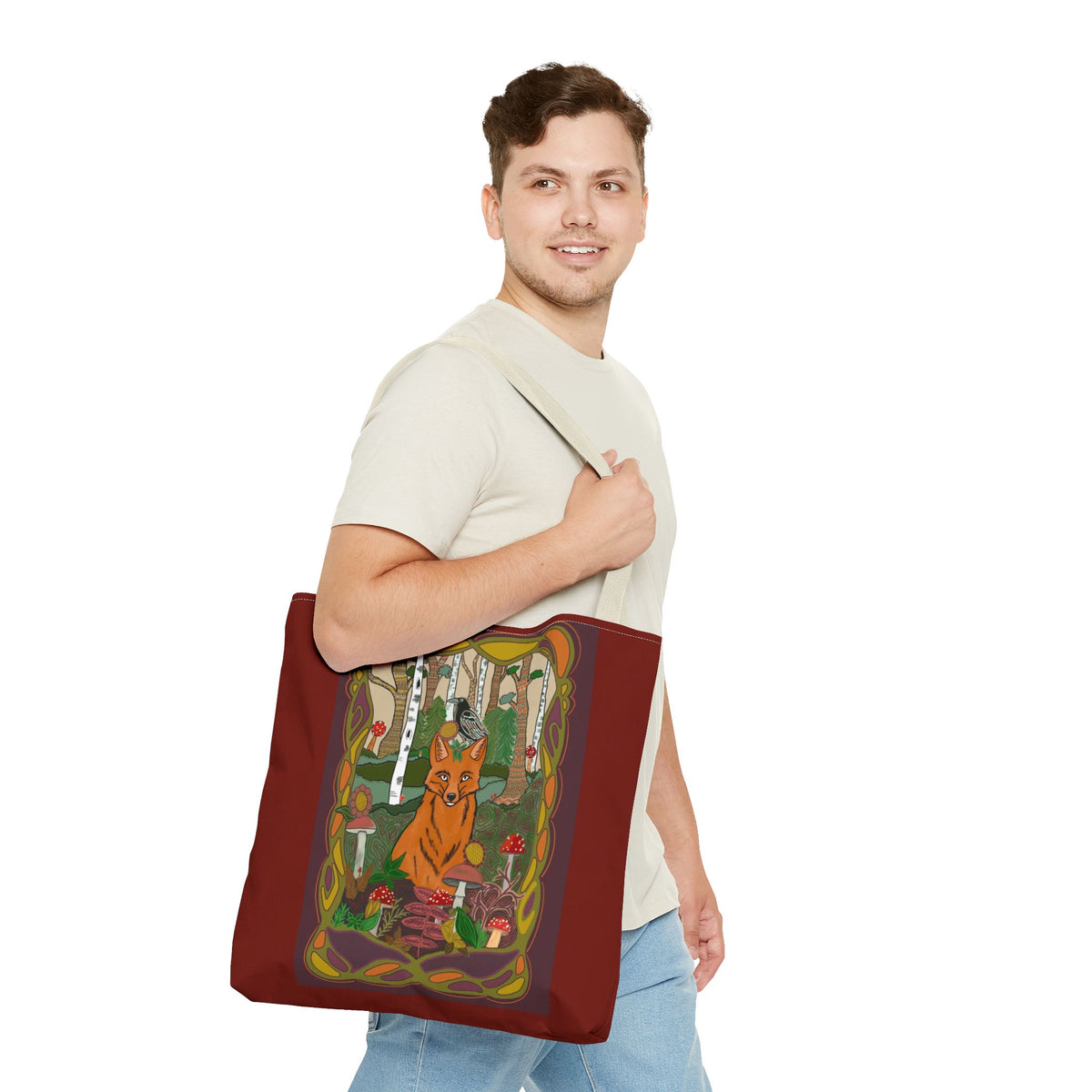 Fox Forest Tote Bag