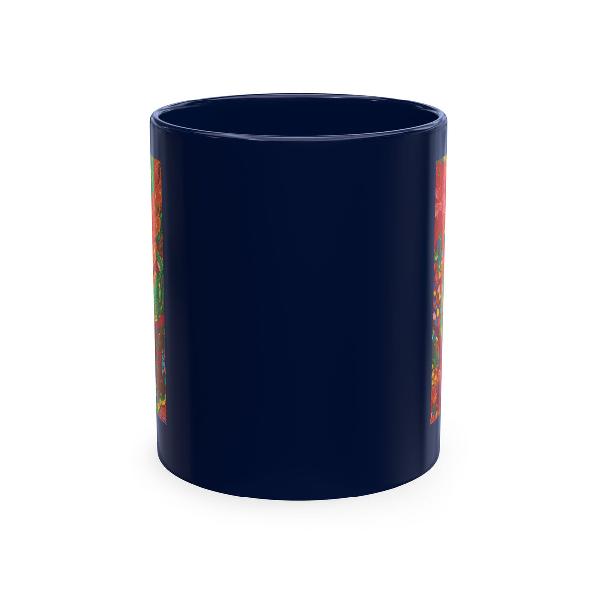 Floral Fiesta Ceramic Mug — Colorful Garden Art Coffee Cup