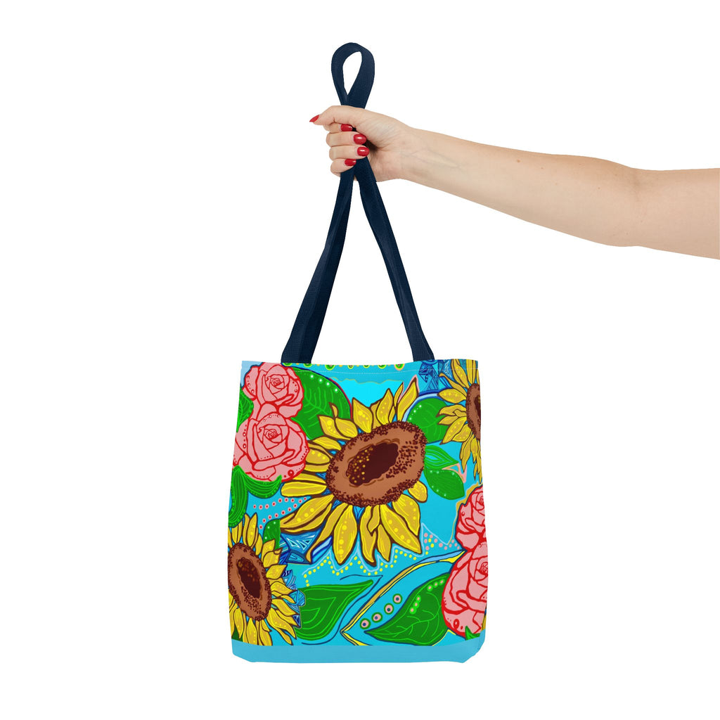 Sunflower & Rose Tote Bag