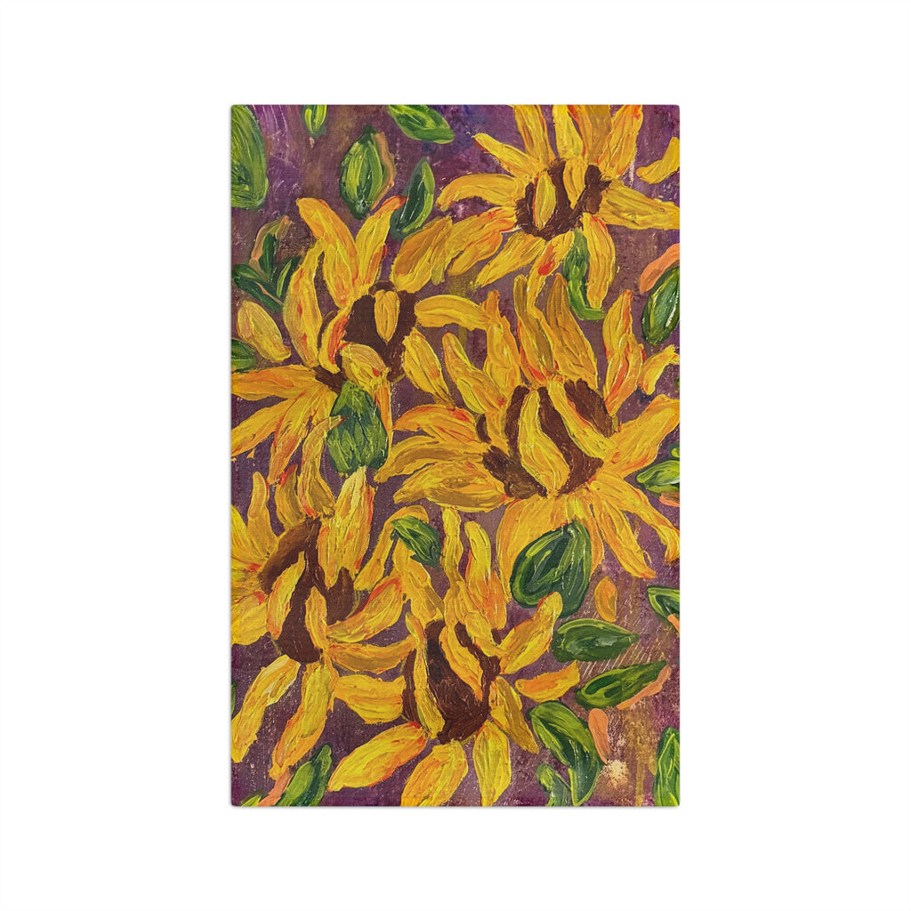 Sunflower Brushstroke Tea Towel