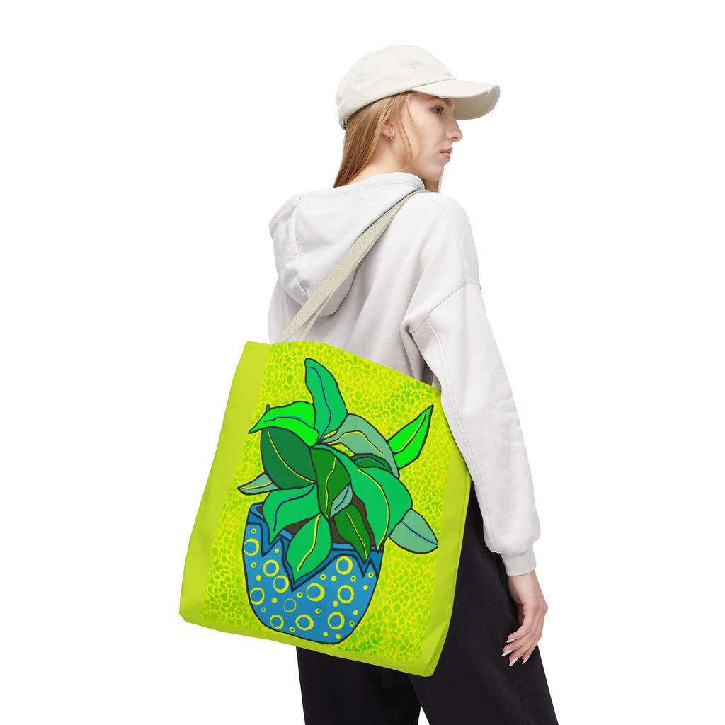 Plant Print Tote