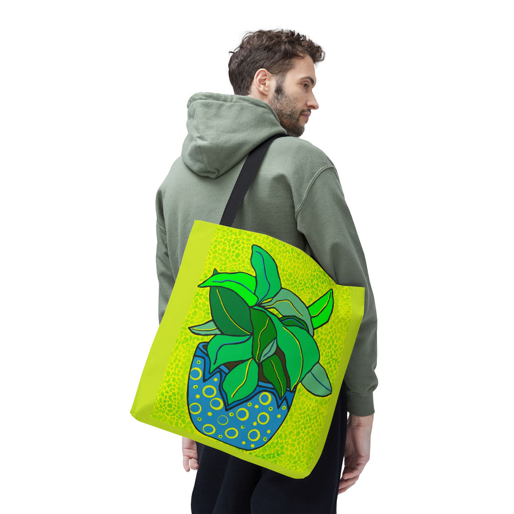 Plant Print Tote