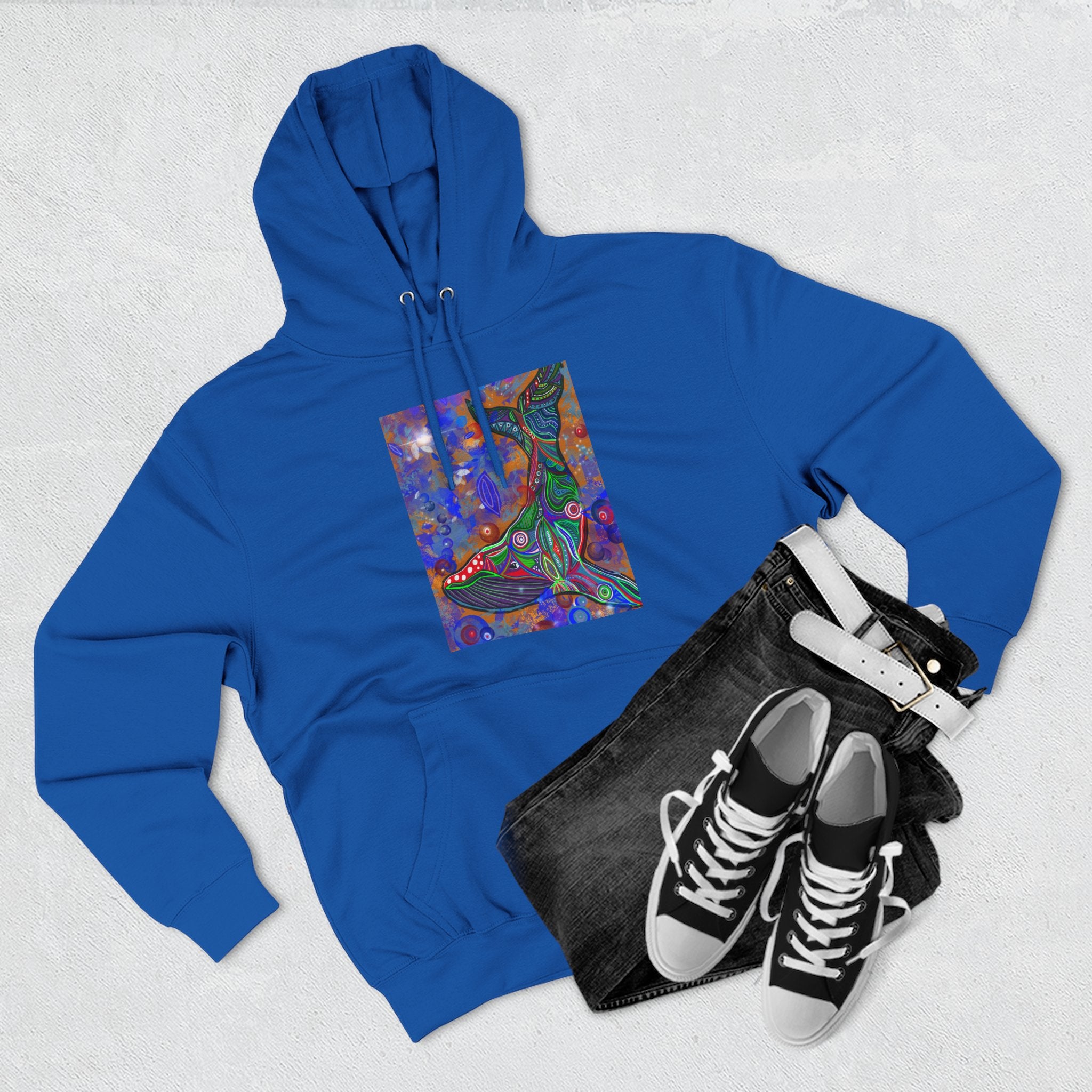 Whale Art Hoodie