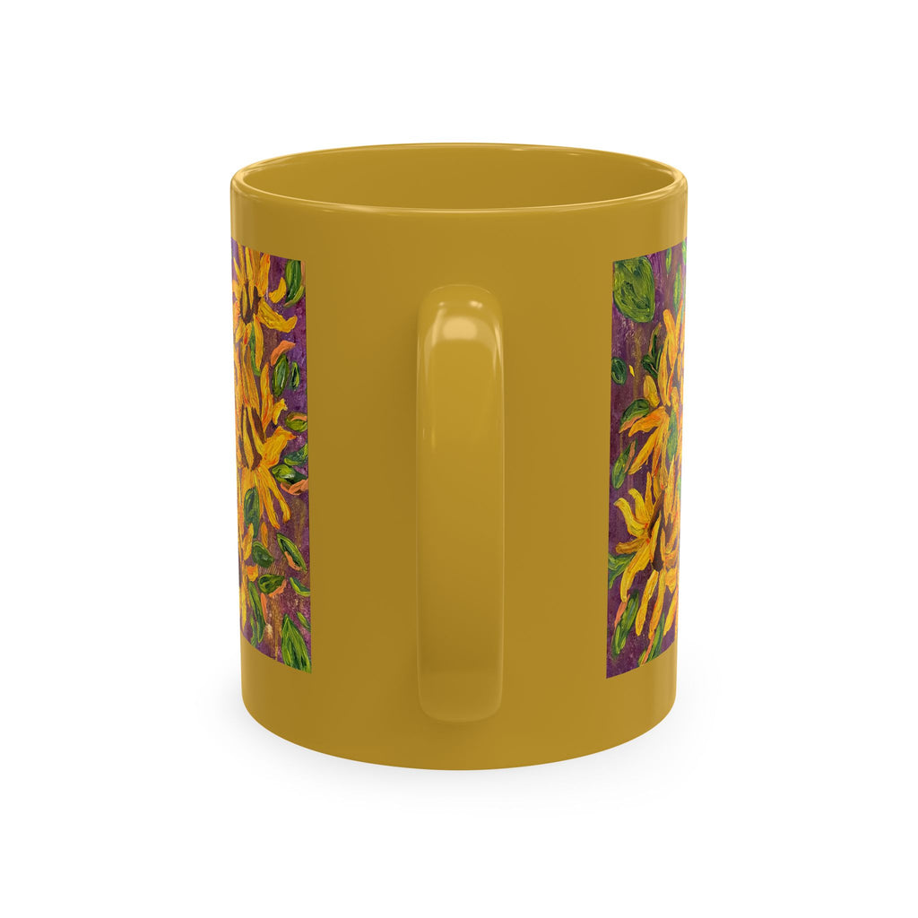 Sunflower Art Ceramic Mug