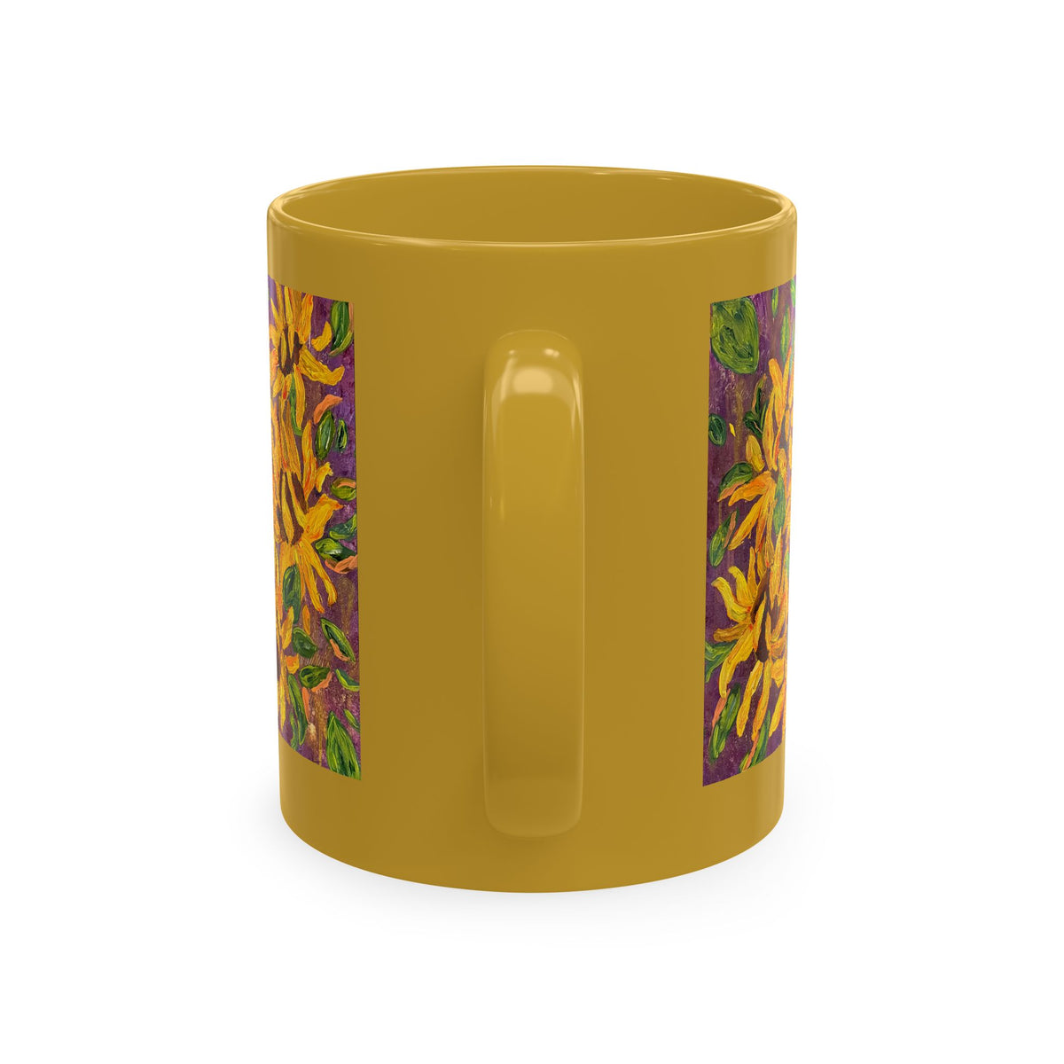 Sunflower Art Ceramic Mug
