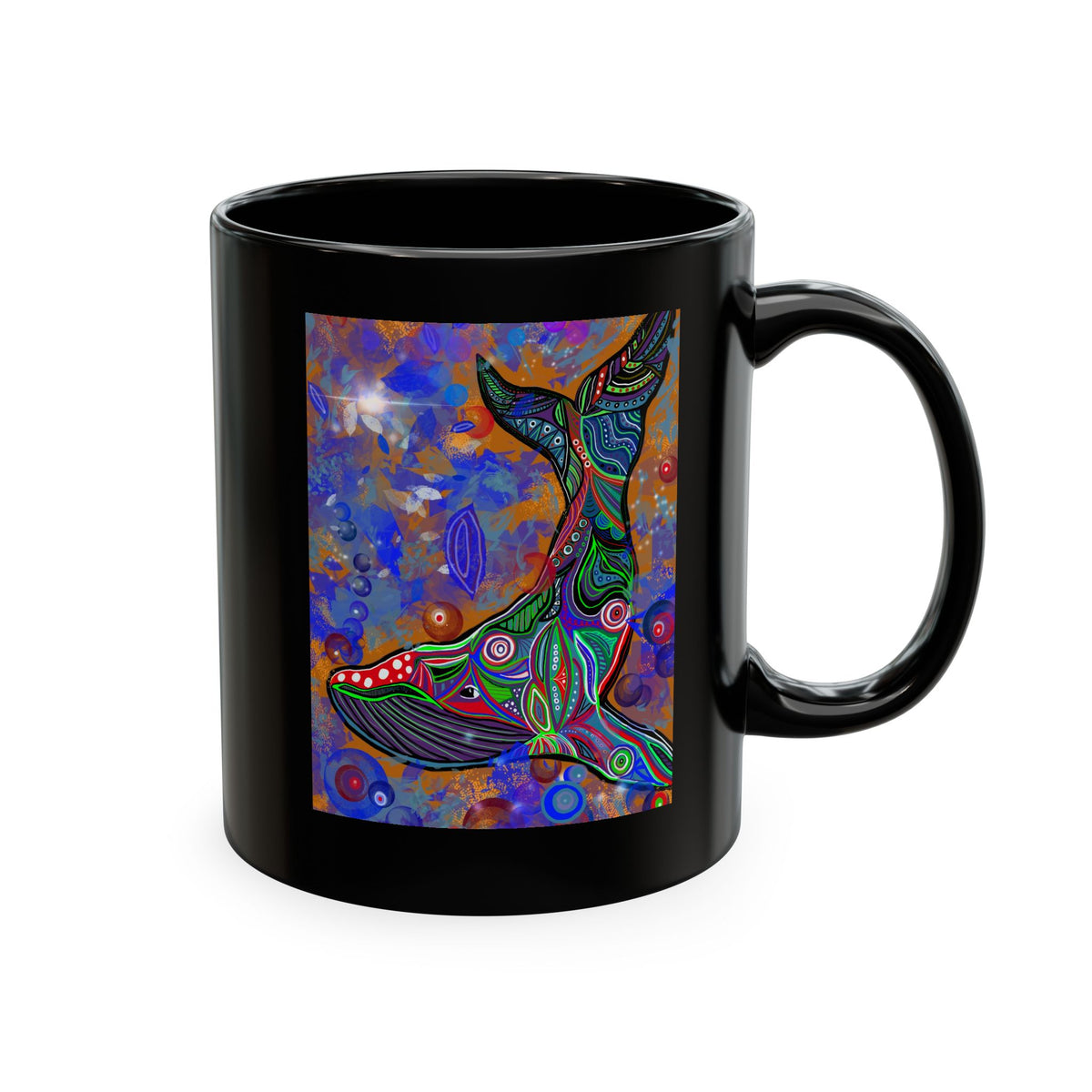 Whale Art Ceramic Mug