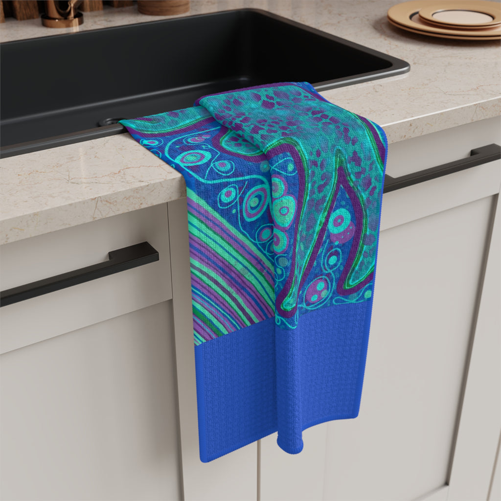 Blue Moose Microfiber Tea Towel