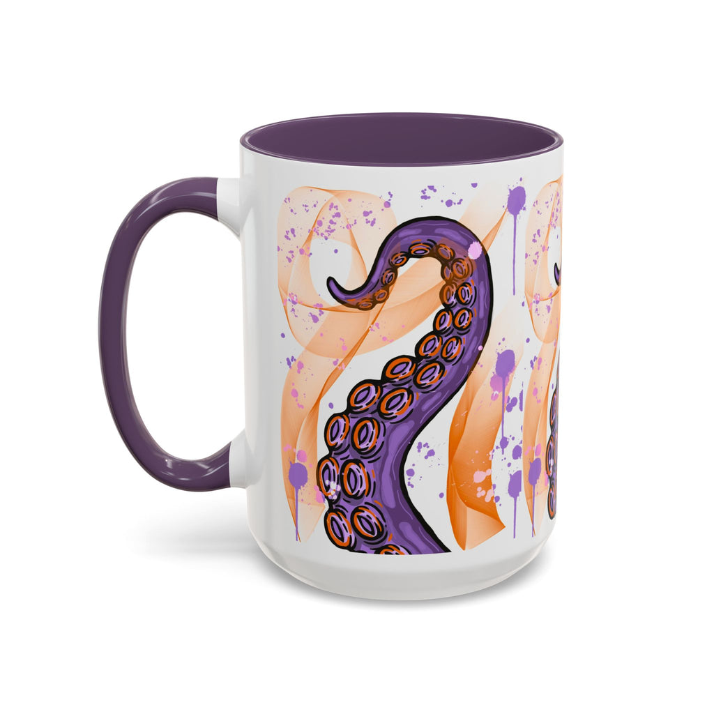 Octopus Tentacle Accent Coffee Mug