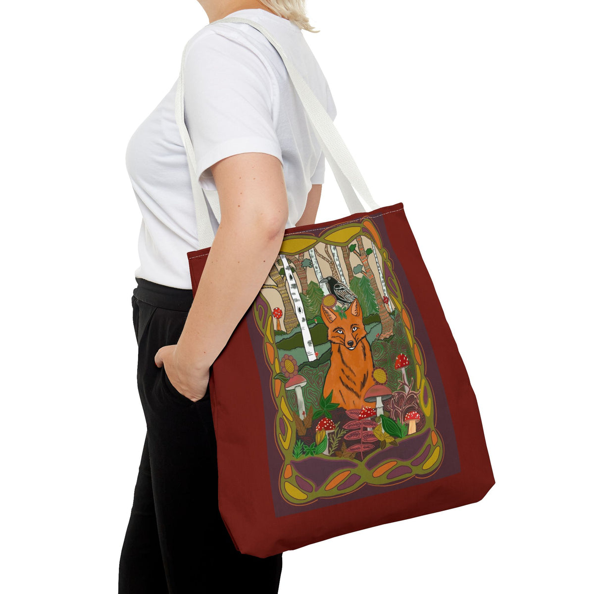 Fox Forest Tote Bag