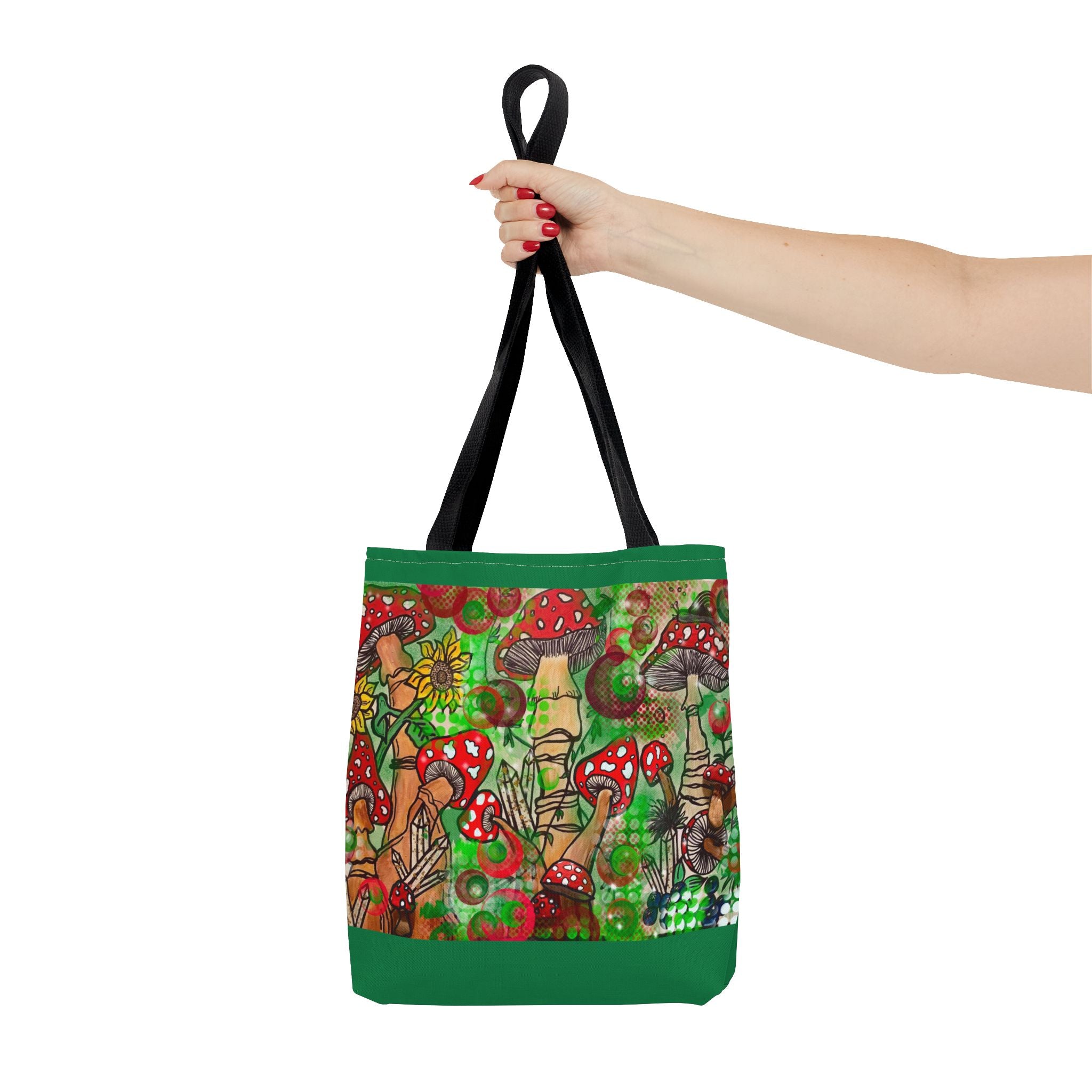 Vibrant Mushroom Tote Bag