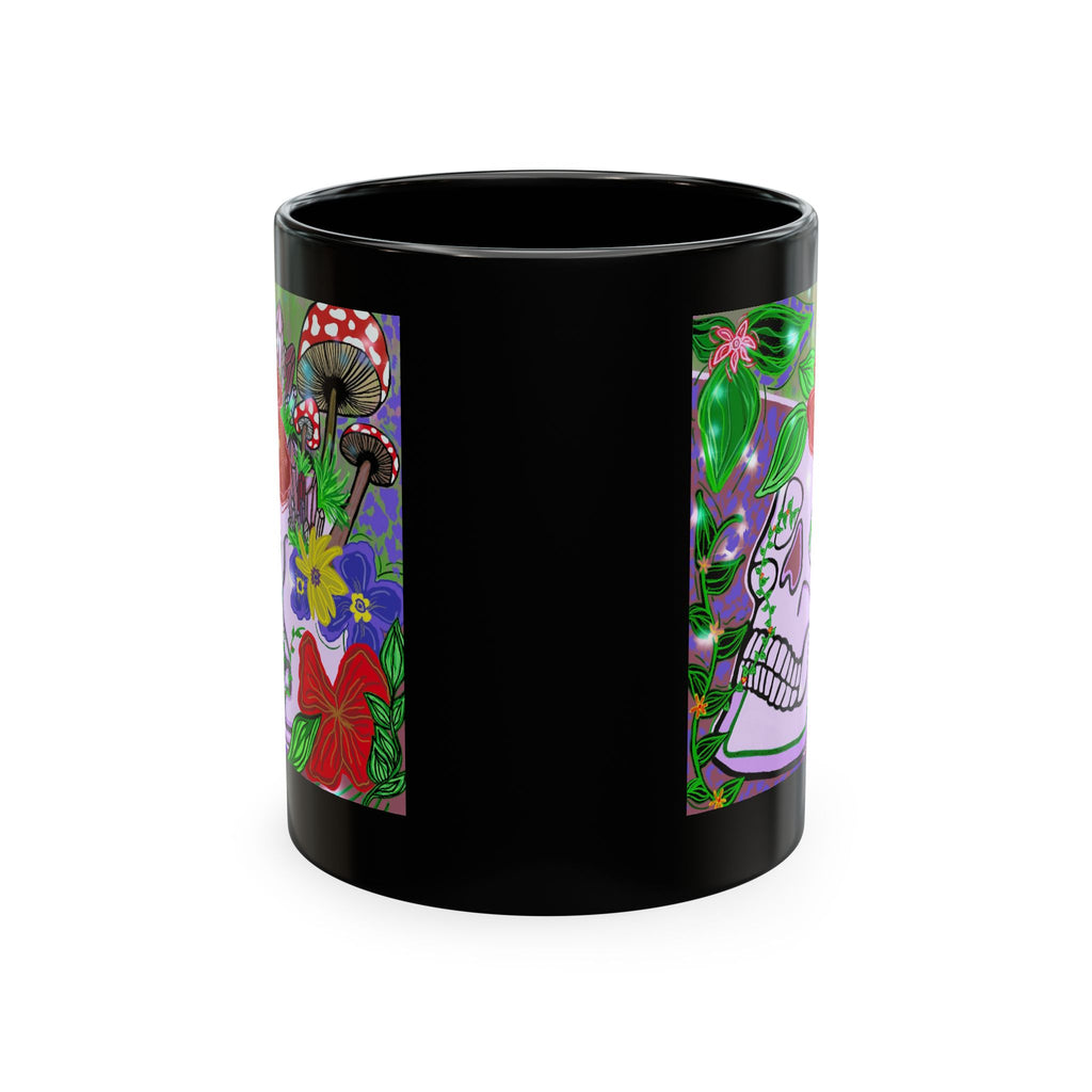 — Colorful Floral Day of the Dead Coffee Cup