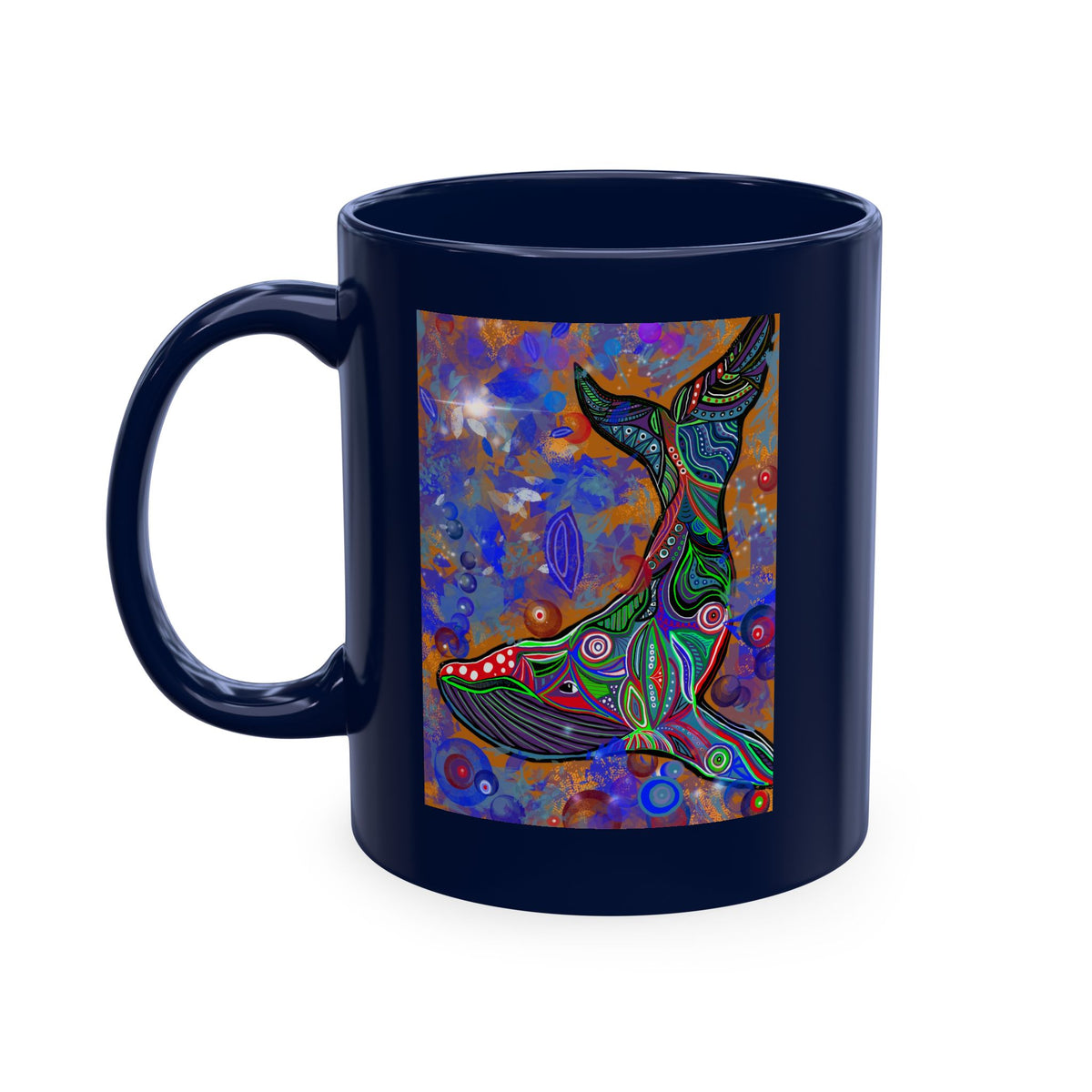 Whale Art Ceramic Mug