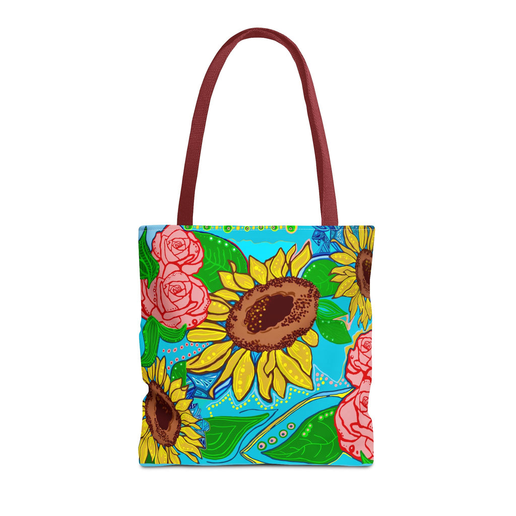 Sunflower & Rose Tote Bag