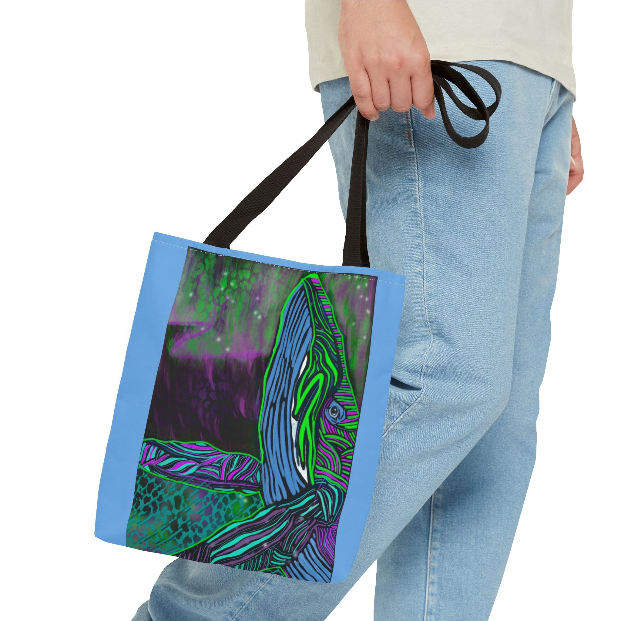 Colorful Whale Tote