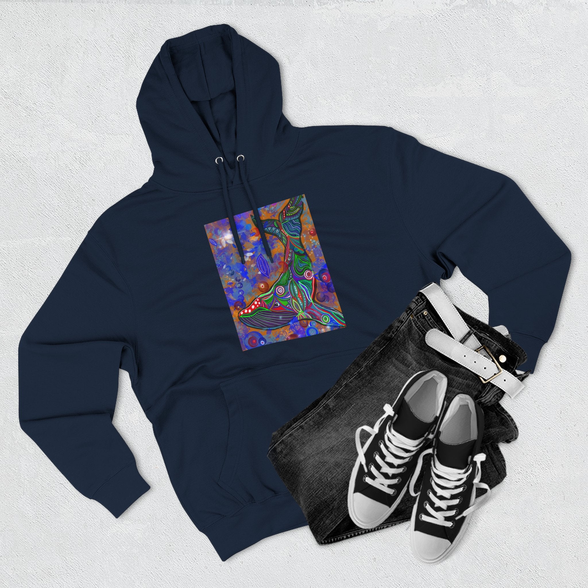 Whale Art Hoodie