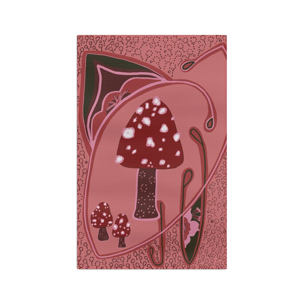 Vintage Mushroom Tea Towel