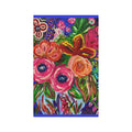 Vibrant Floral Microfiber Tea Towel