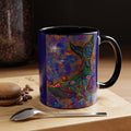 Colorful Whale Accent Coffee Mug