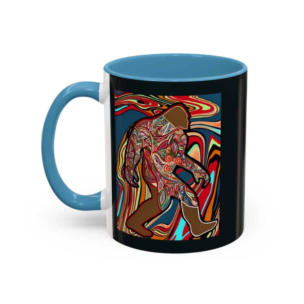 Colorful Bigfoot Accent Coffee Mug