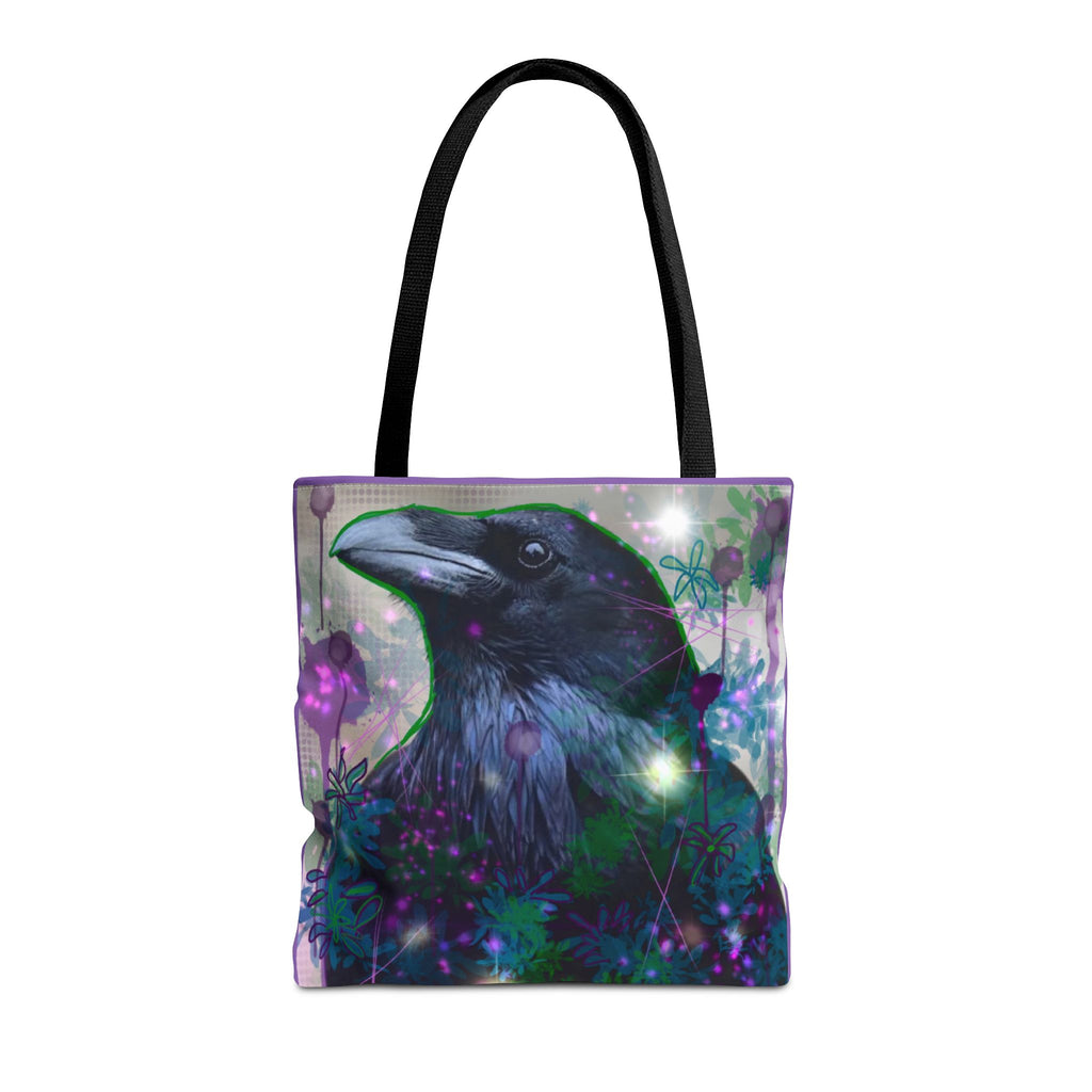 Mystical Raven Tote Bag - Eco-Friendly Design for Nature Lovers
