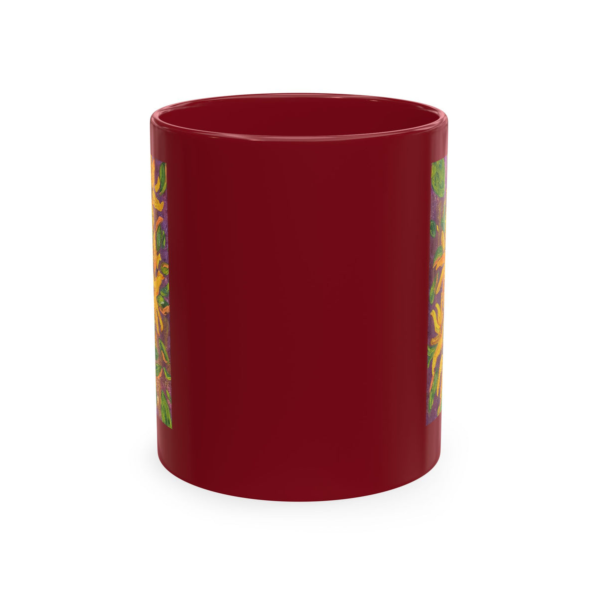 Sunflower Art Ceramic Mug