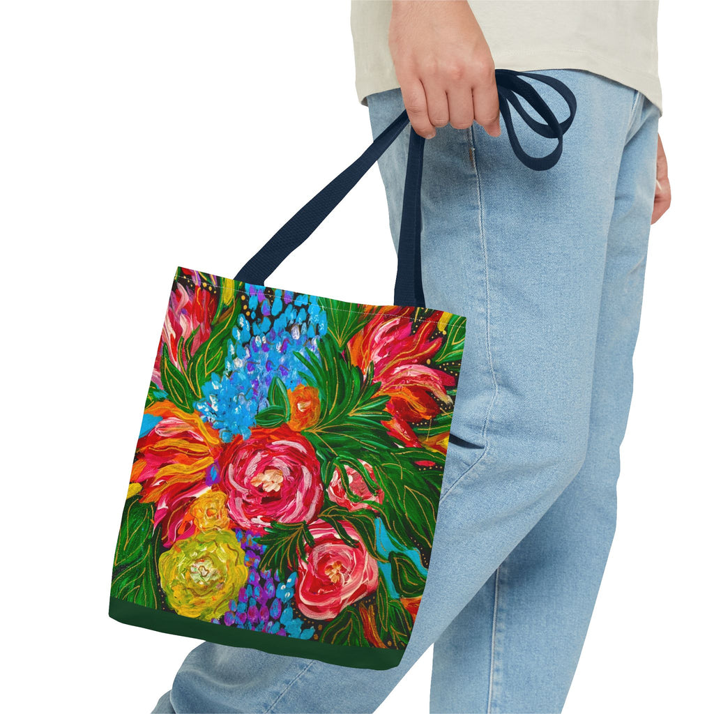 Vibrant Floral Tote Bag