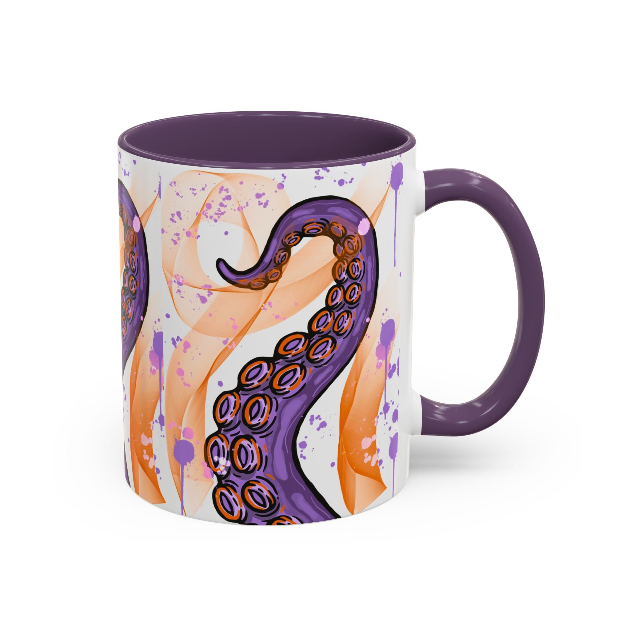 Octopus Tentacle Accent Coffee Mug