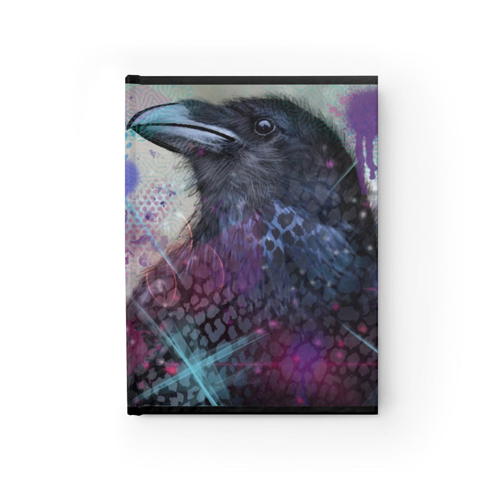 Mystical Raven Journal - Blank Sketchbook with Artistic Design