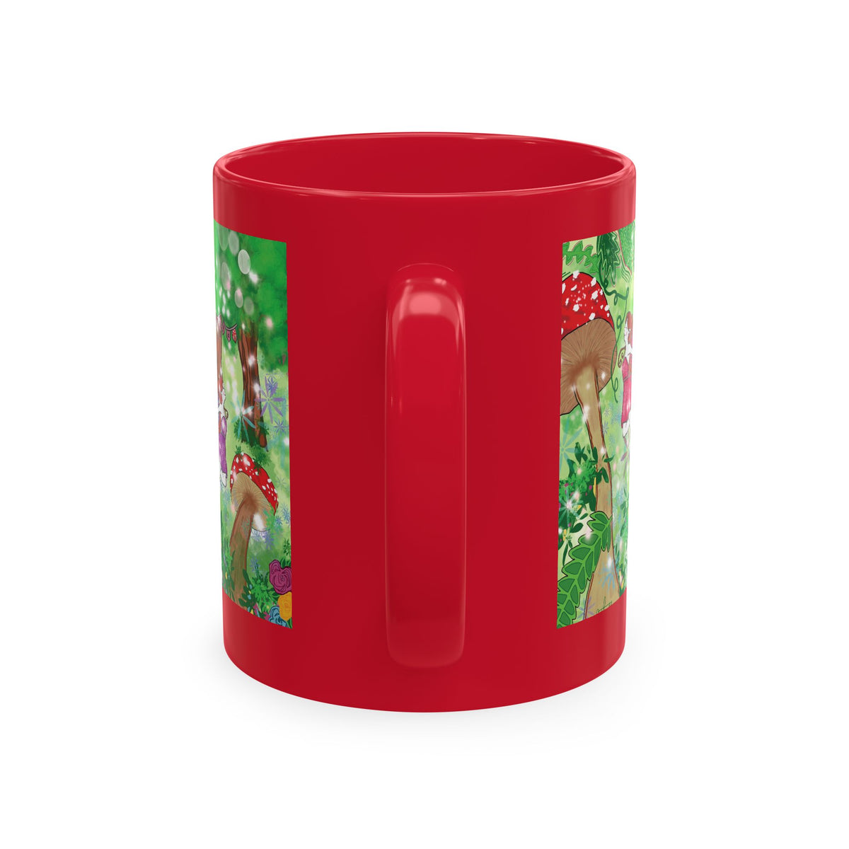 Enchanted Mushroom Fairy Ceramic Mug