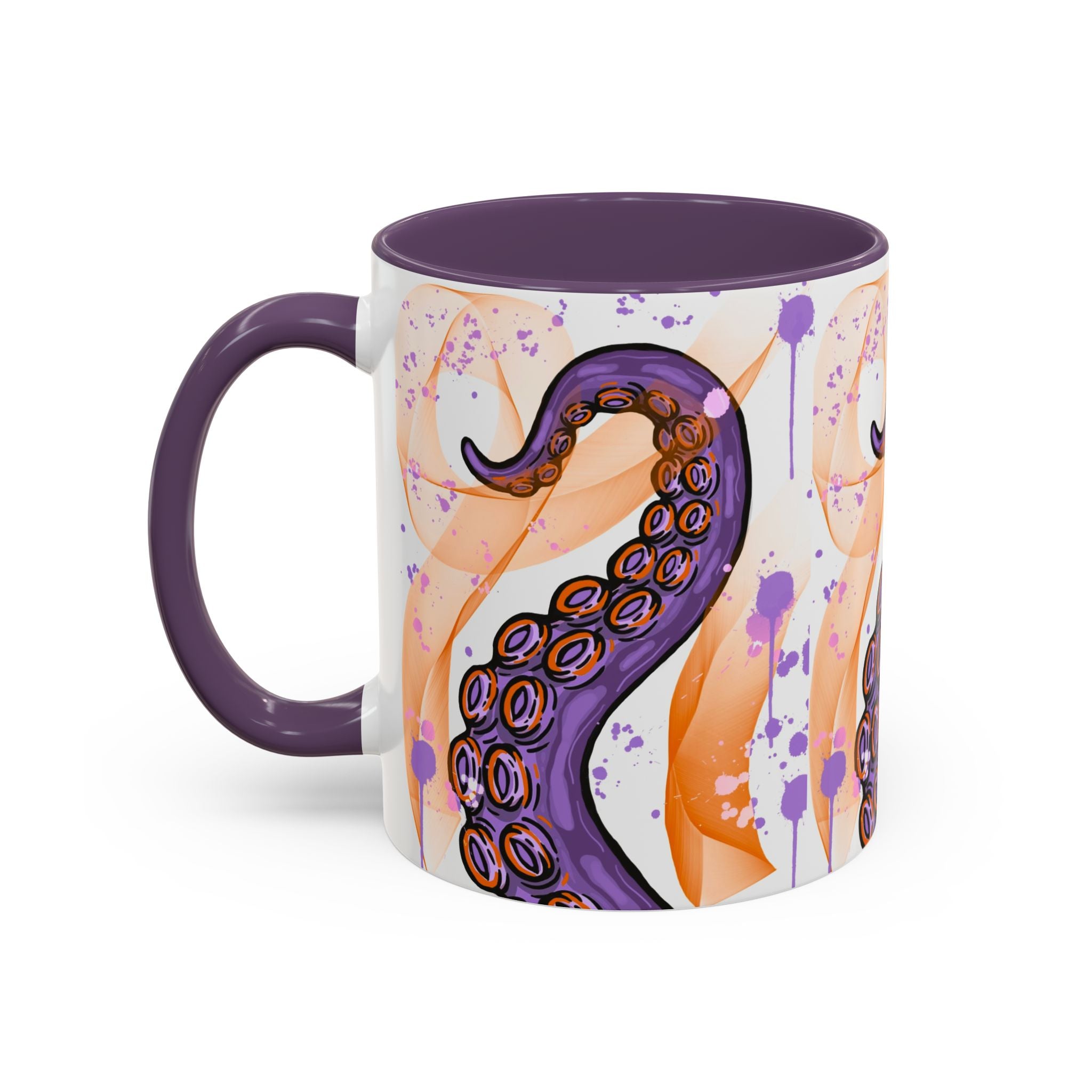 Octopus Tentacle Accent Coffee Mug