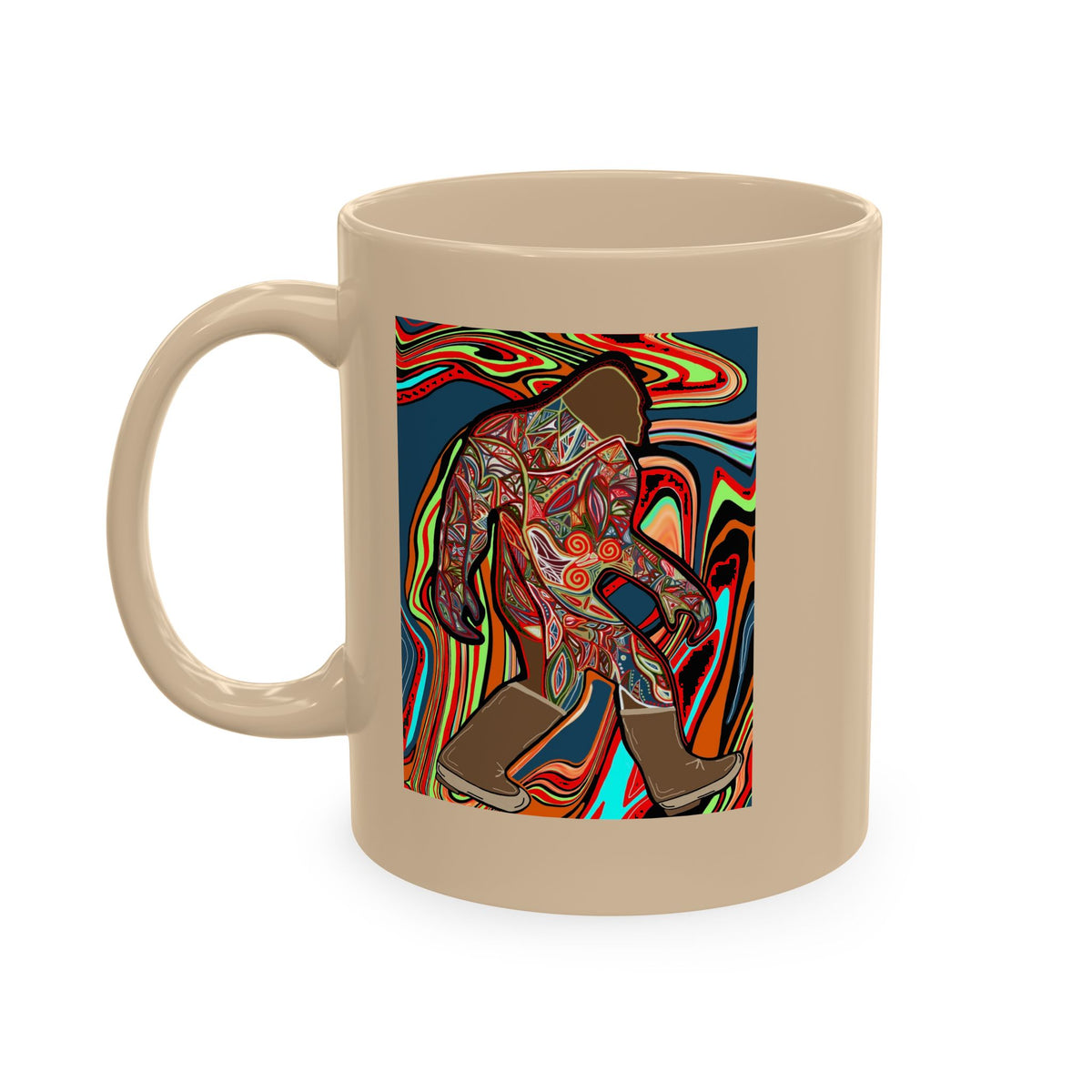 Bigfoot Art Coffee Mug