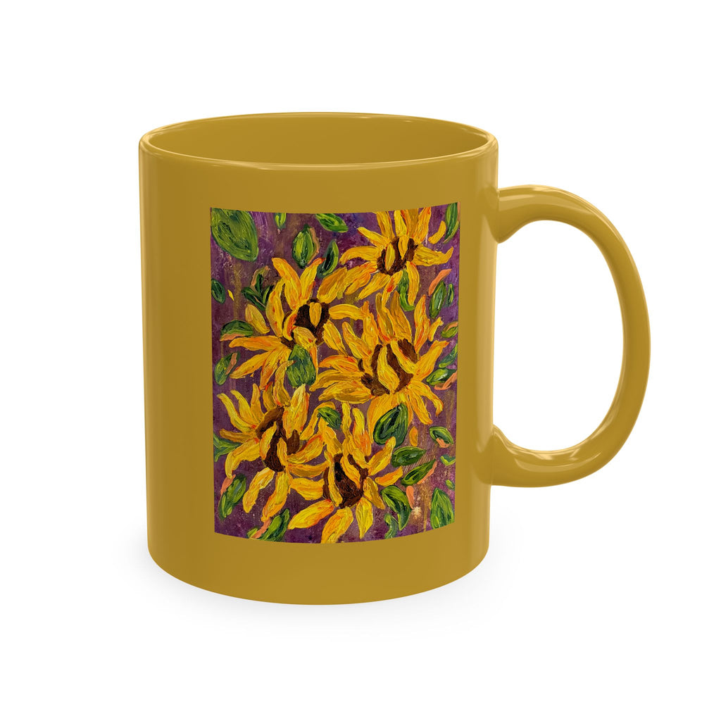 Sunflower Art Ceramic Mug