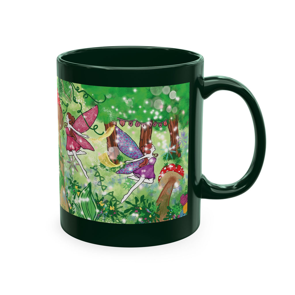 Enchanted Mushroom Fairy Ceramic Mug