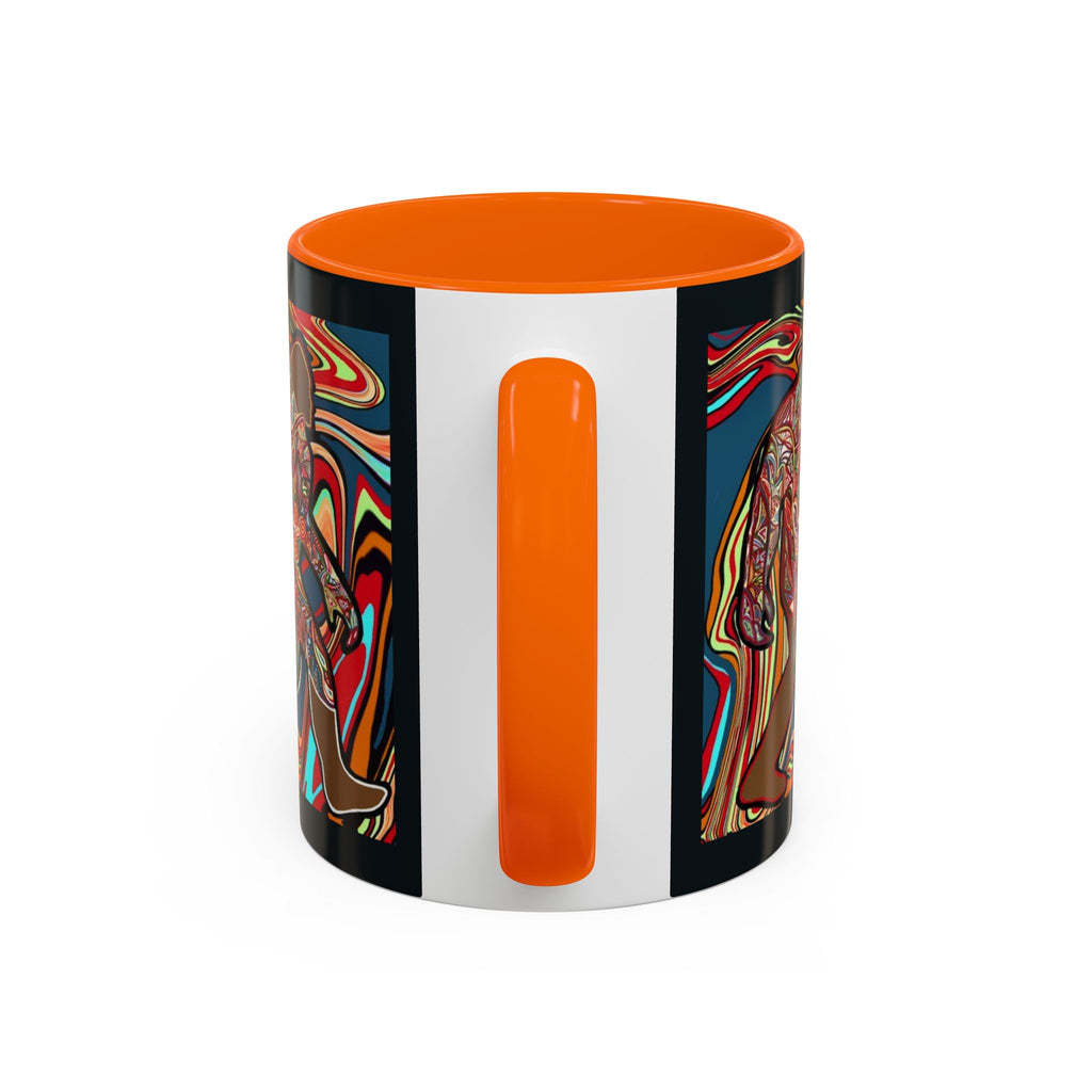 Colorful Bigfoot Accent Coffee Mug