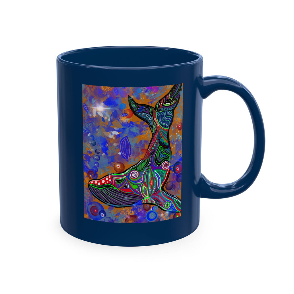 Whale Art Ceramic Mug