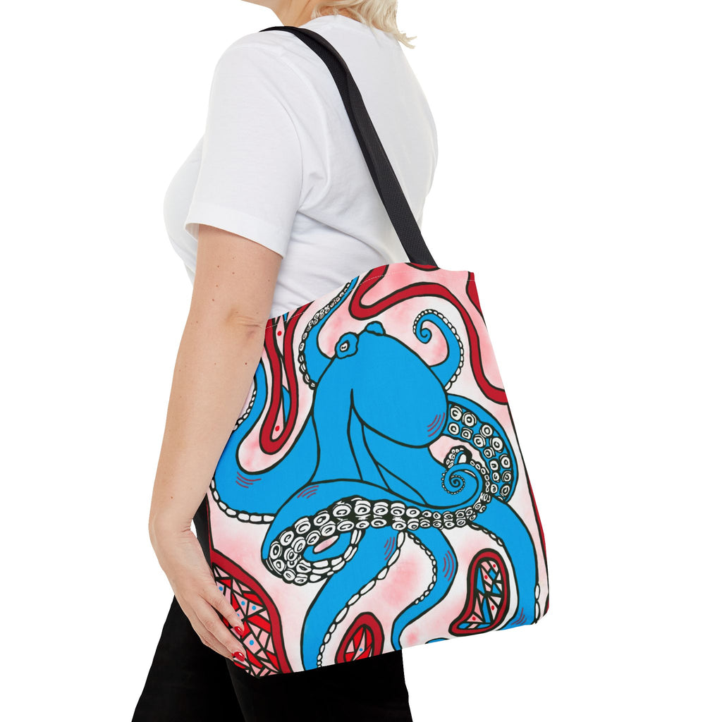 Colorful Octopus Tote Bag - Vibrant Art for Ocean Lovers