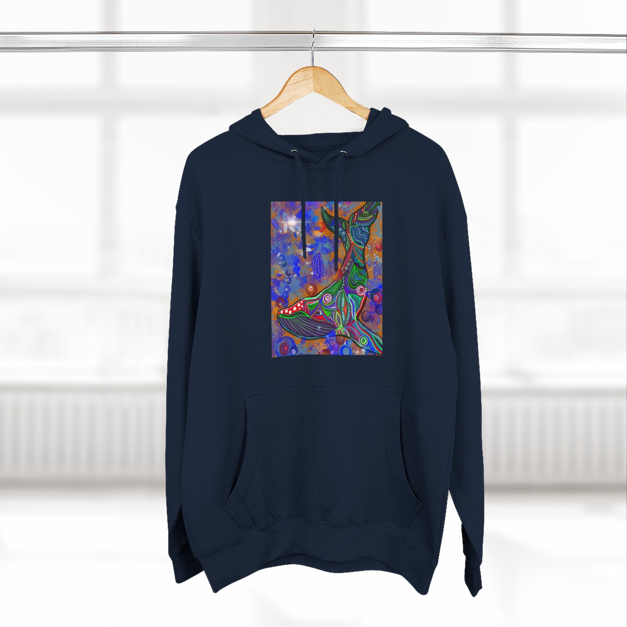 Whale Art Hoodie