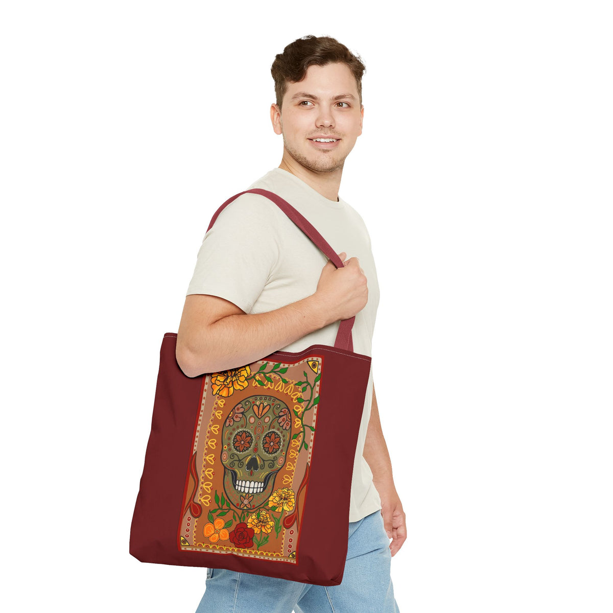 Sugar Skull Tote Bag