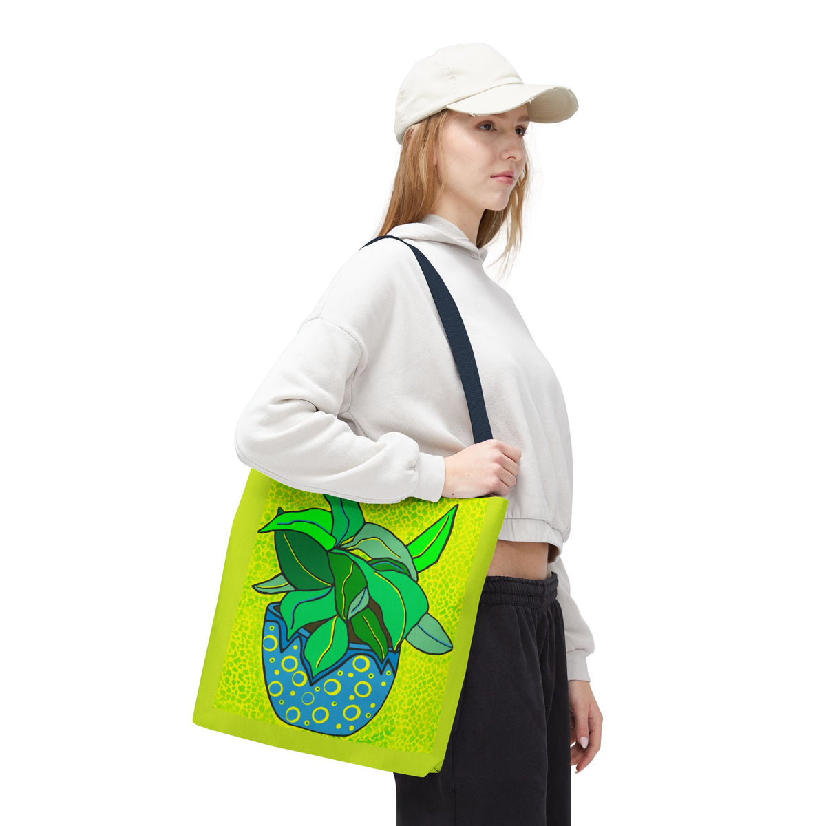 Plant Print Tote