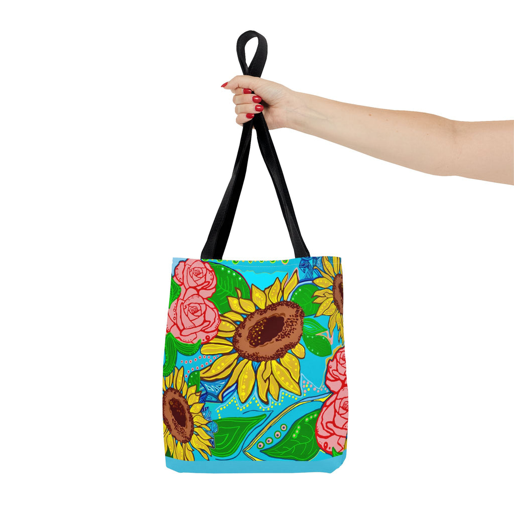 Sunflower & Rose Tote Bag