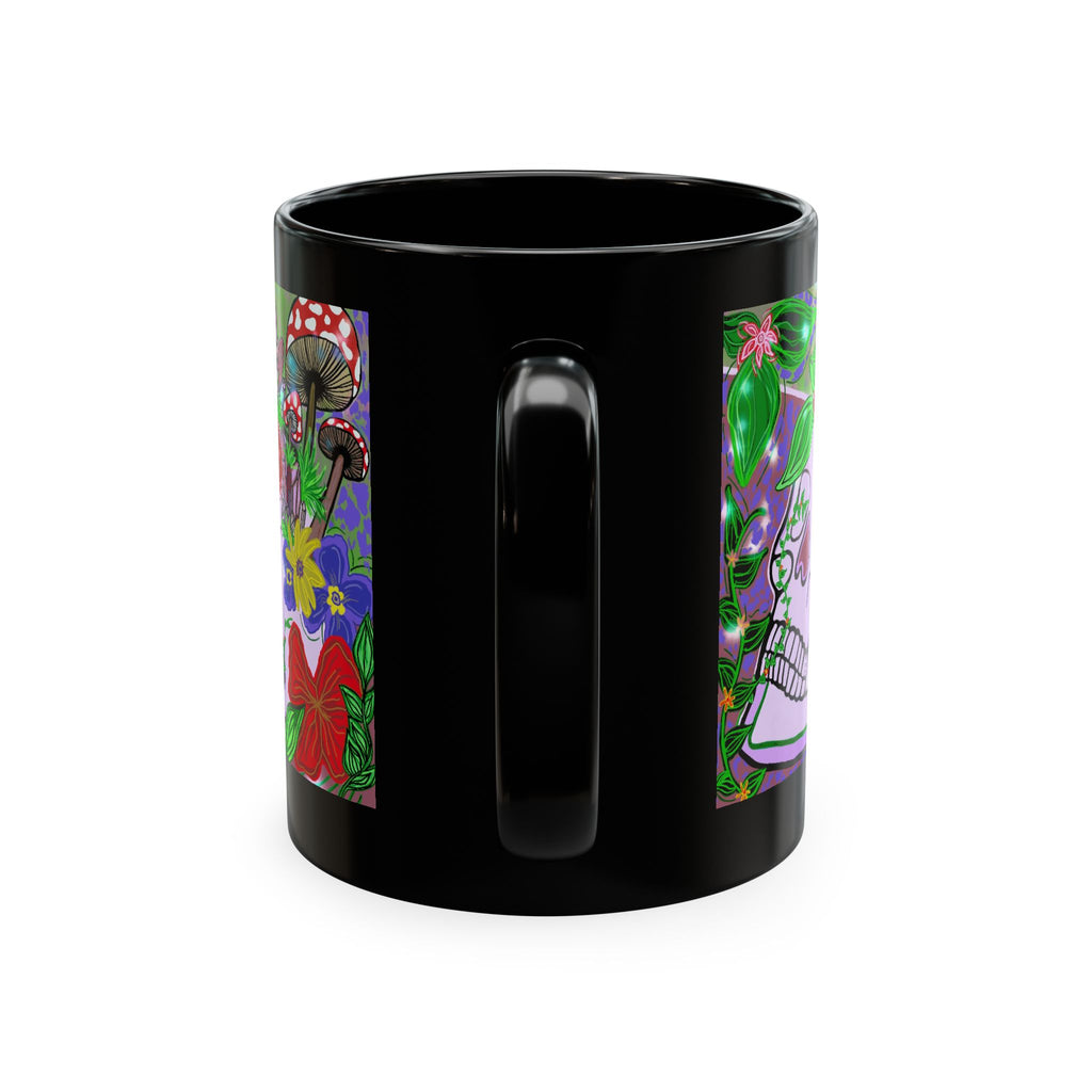 — Colorful Floral Day of the Dead Coffee Cup