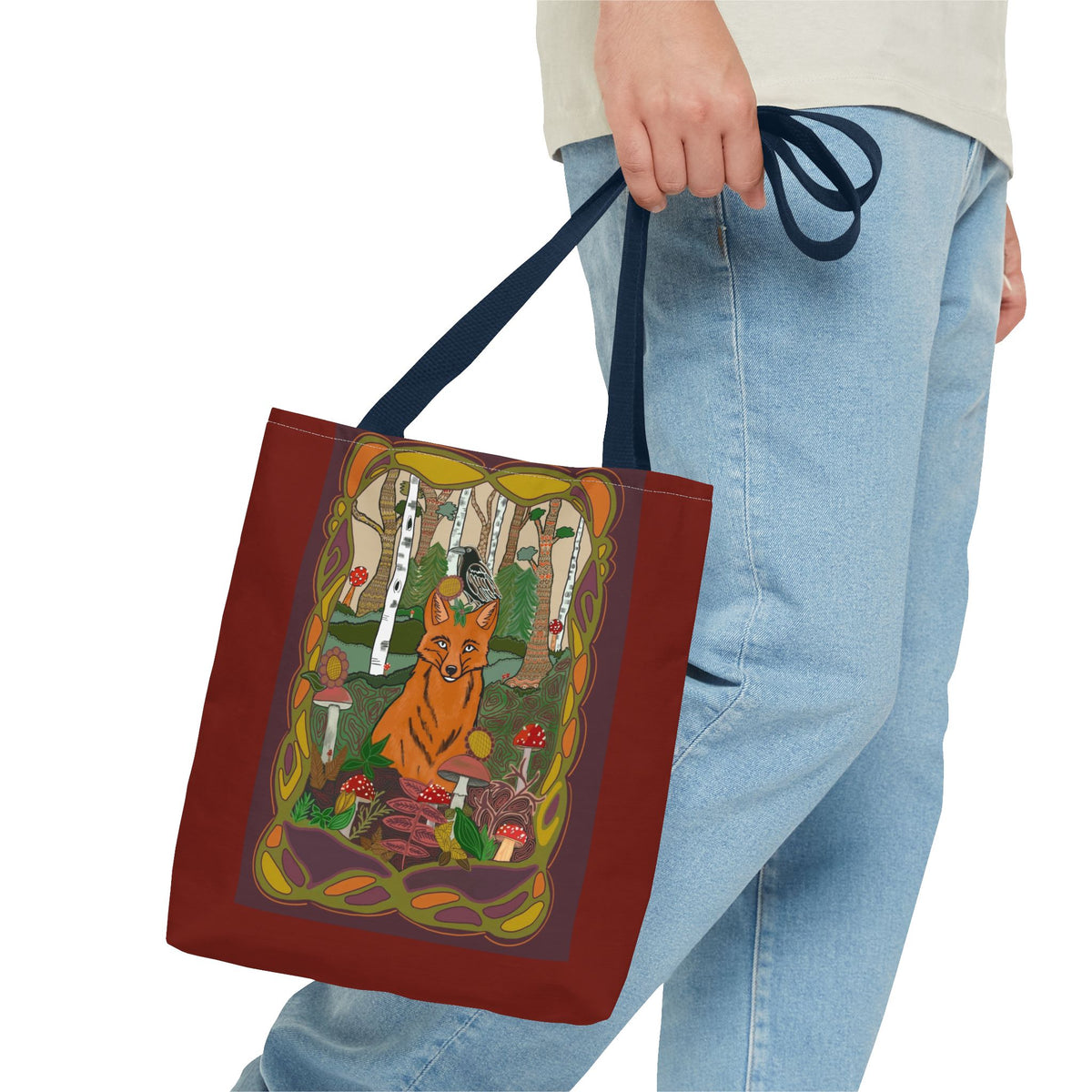 Fox Forest Tote Bag