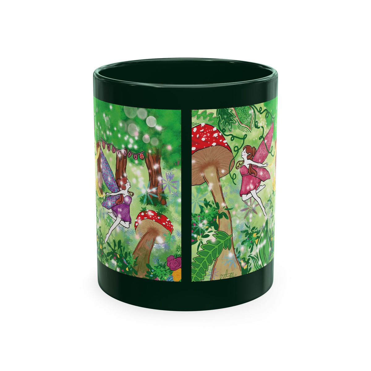 Enchanted Mushroom Fairy Ceramic Mug