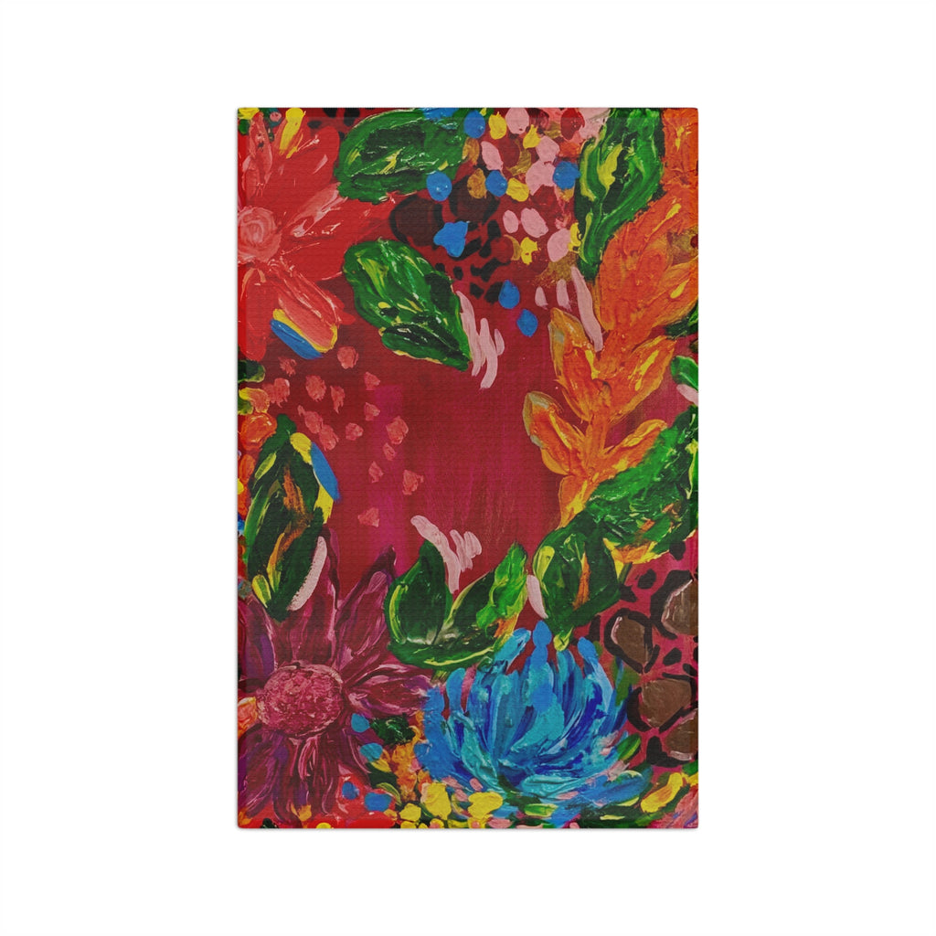 Floral Fiesta Microfiber Tea Towel