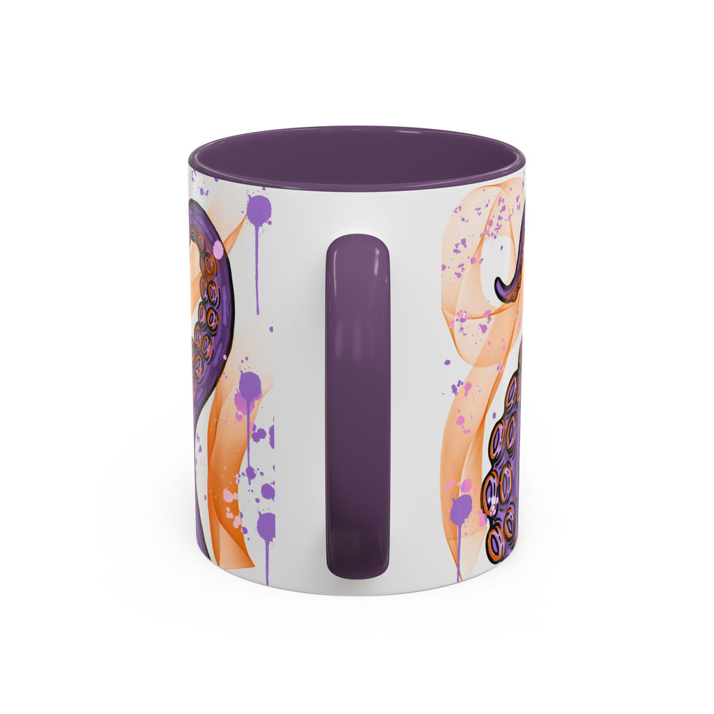 Octopus Tentacle Accent Coffee Mug