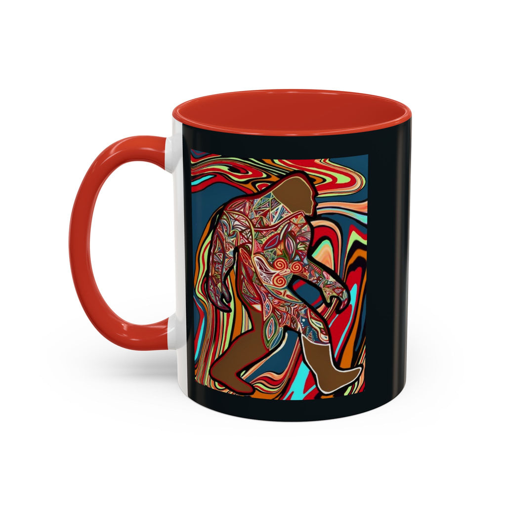 Colorful Bigfoot Accent Coffee Mug